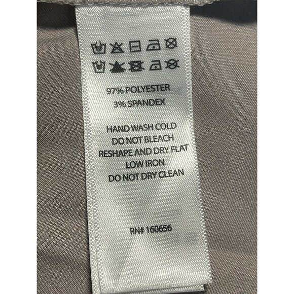 Joie Satin Halter Top Tie Back Blouse Size S Polyester & Spandex Taupe - Picture 6 of 6